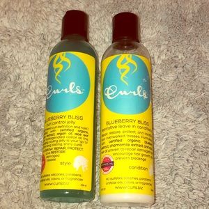 Curls Leave in and Blueberry Bliss Styler
